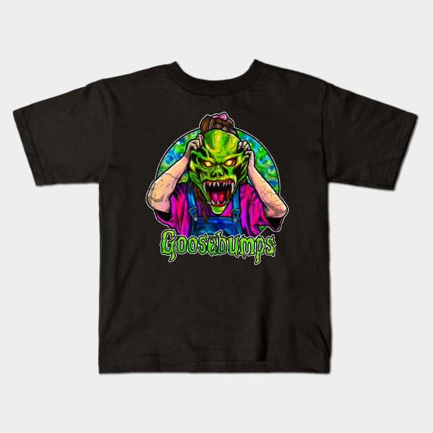 Goosebumps The Haunted Mask. Kids T-Shirt by Inking Imp